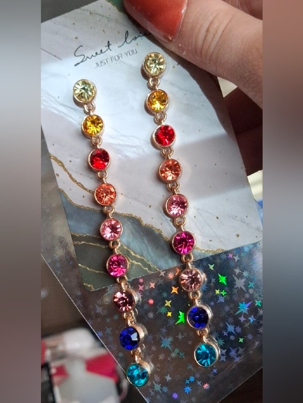 $8 Each Or Bundle 5/$20 Multicolor Crystal Drop Earrings